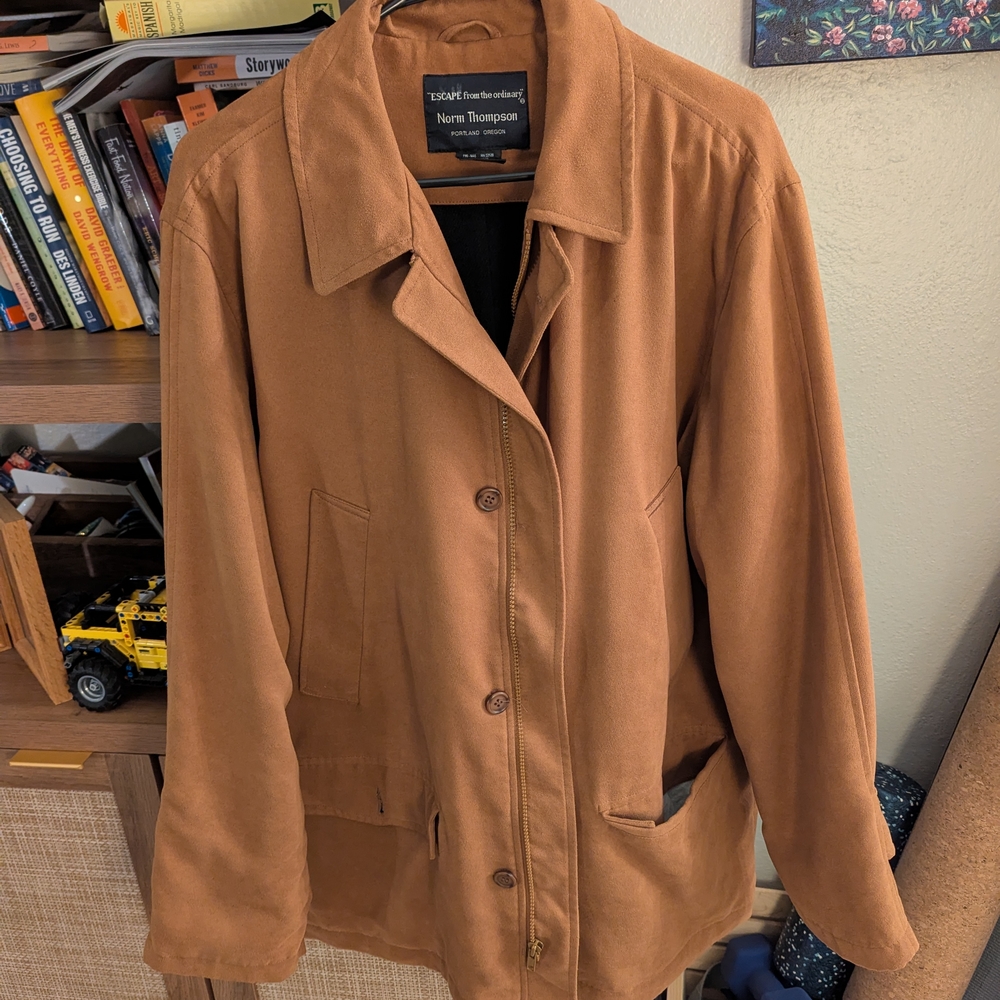 Norm Thompson Tan Button-Up Jacket - image 1